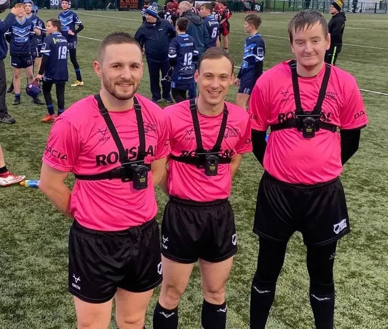 Body cameras are being rolled out to football referees