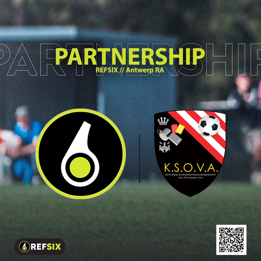 REFSIX announce partnership with KSOVA (Antwerp referees association)