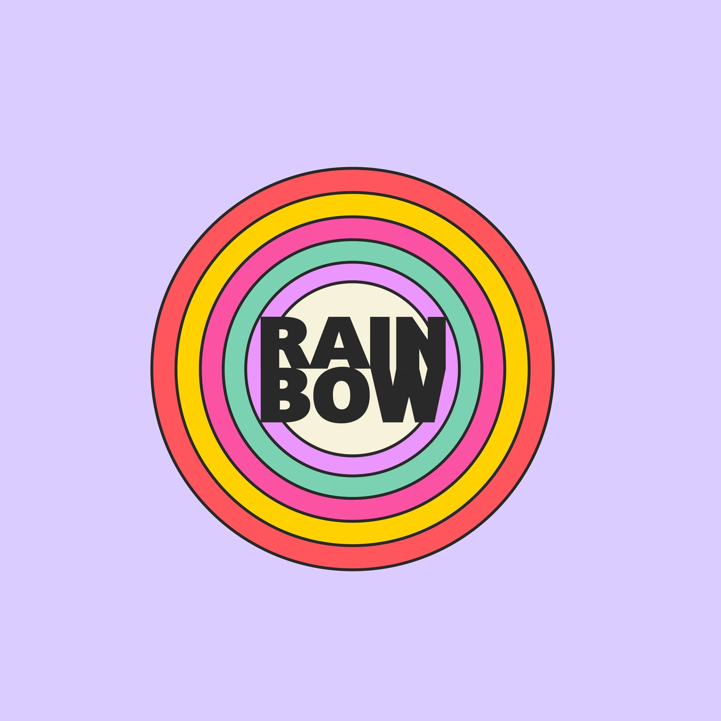 Rainbow Logo Design, design logo challenge