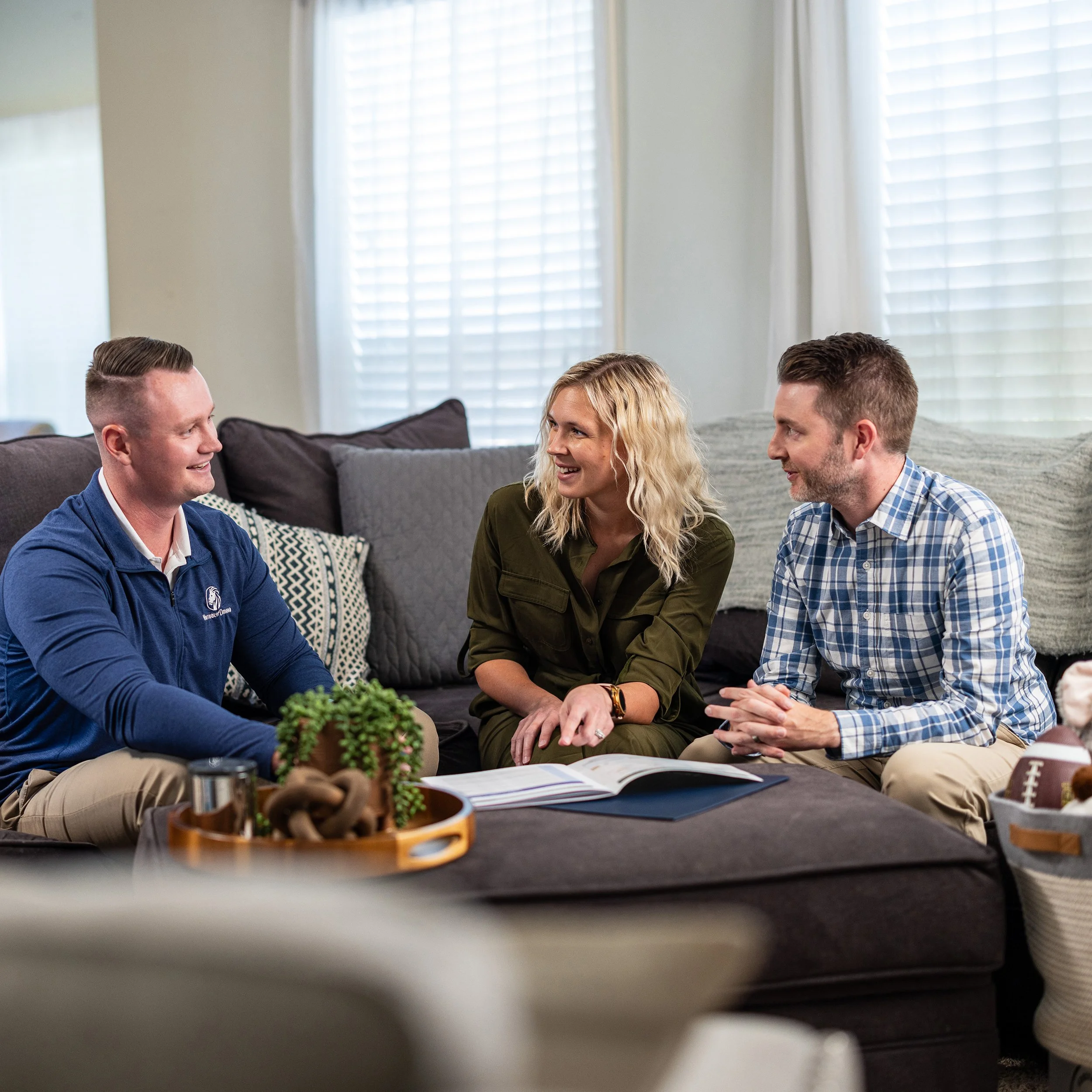 corporate photoshoot of home meeting