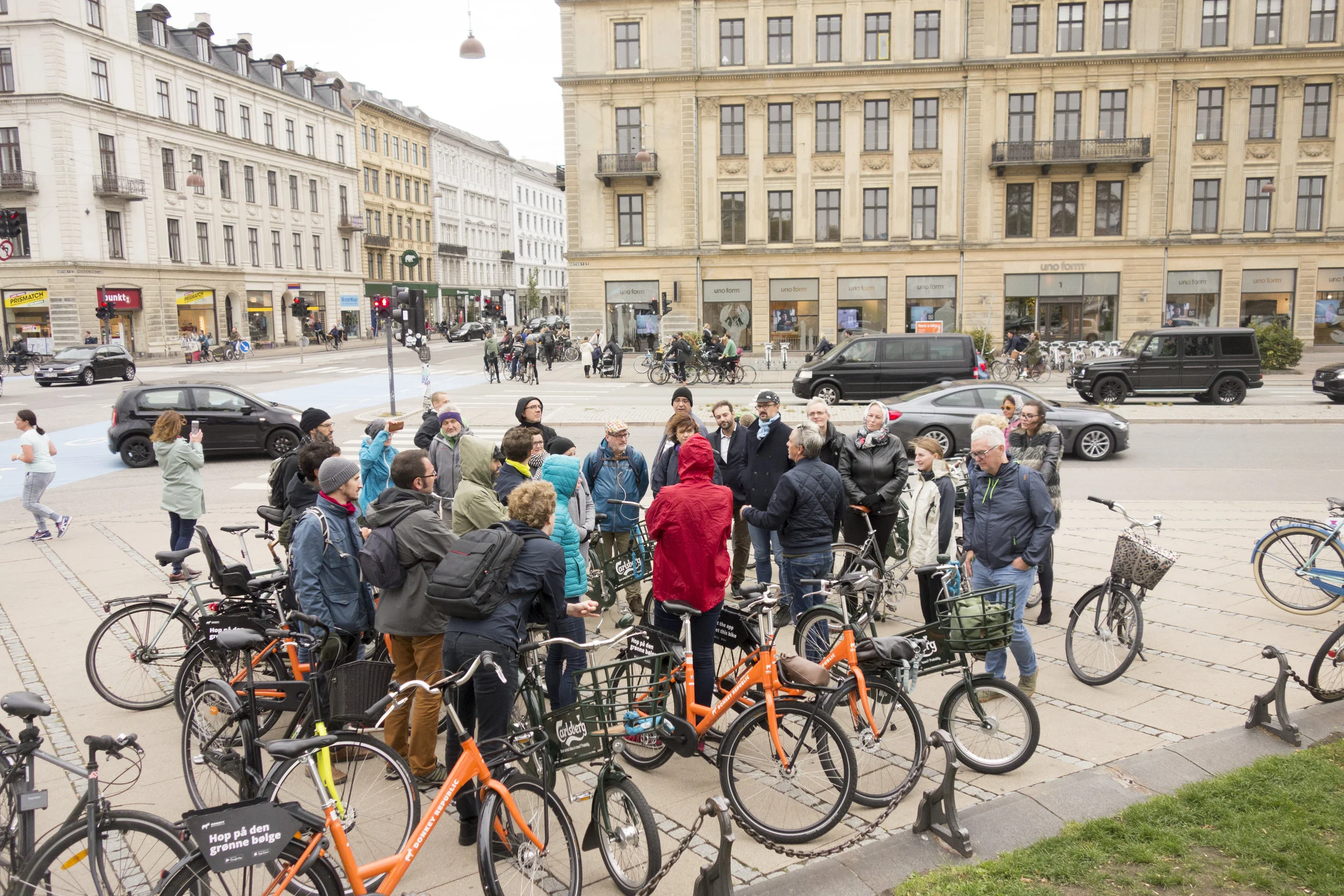 On tour with Copenhagenize Design Co. in Copenhagen.