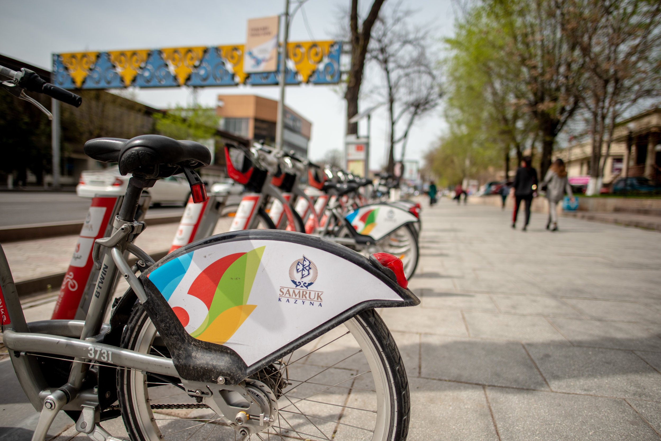 Shymkent’s local bike share system, Shymkent Bike. 
