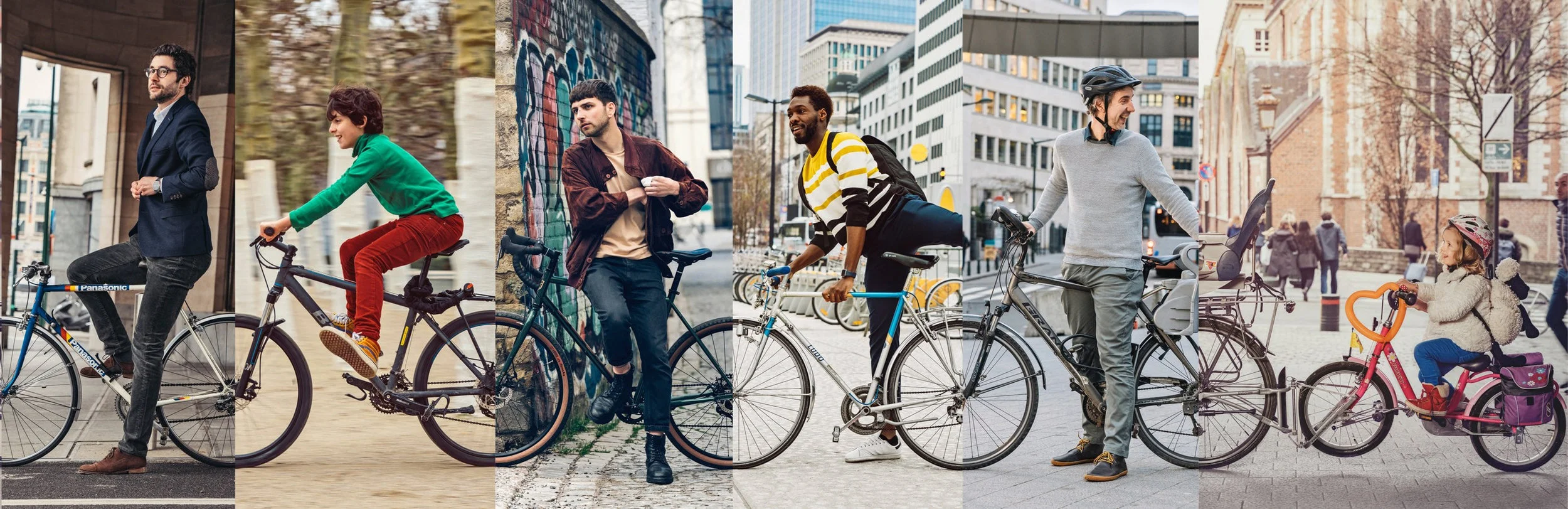 The campaign for and with the bicycle users of Brussels, the biggest team of cyclists are the citizens themselves © Brussels Mobility