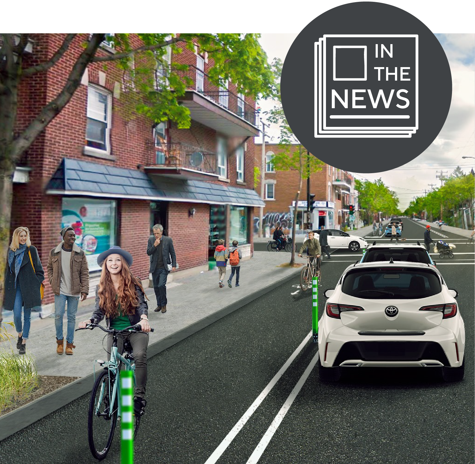 Montreal to Quick-Build over 100km of Safe Active Lanes for summer 2020