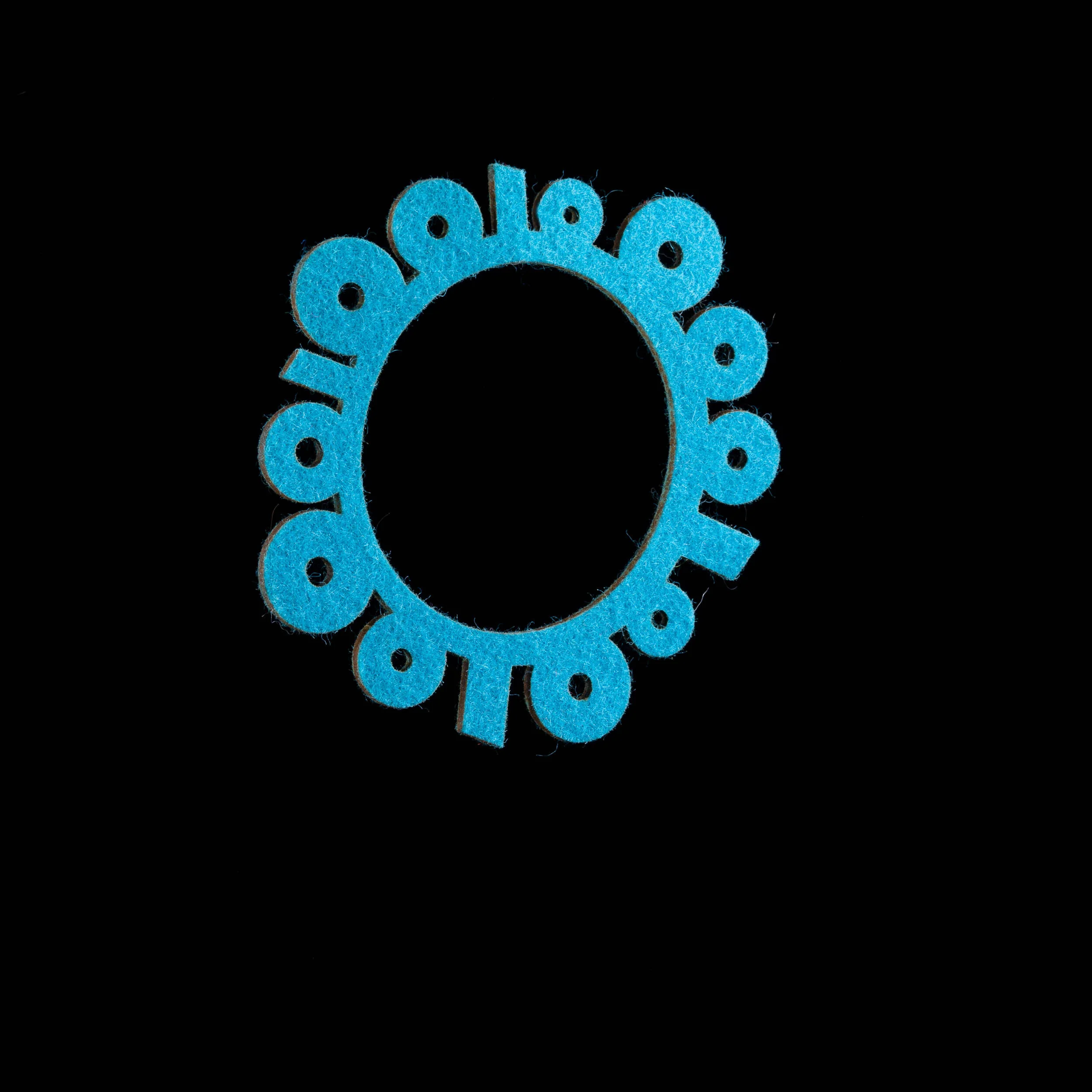 Felt Bangle by Maria Eife