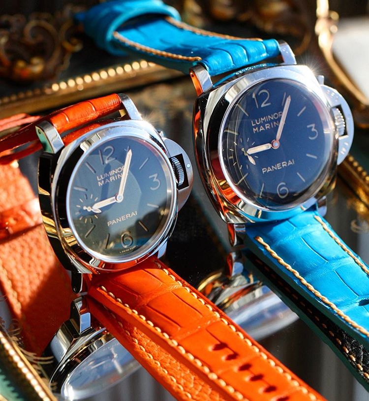 Light Blue or Orange Alligator with spanish or standard stitching
