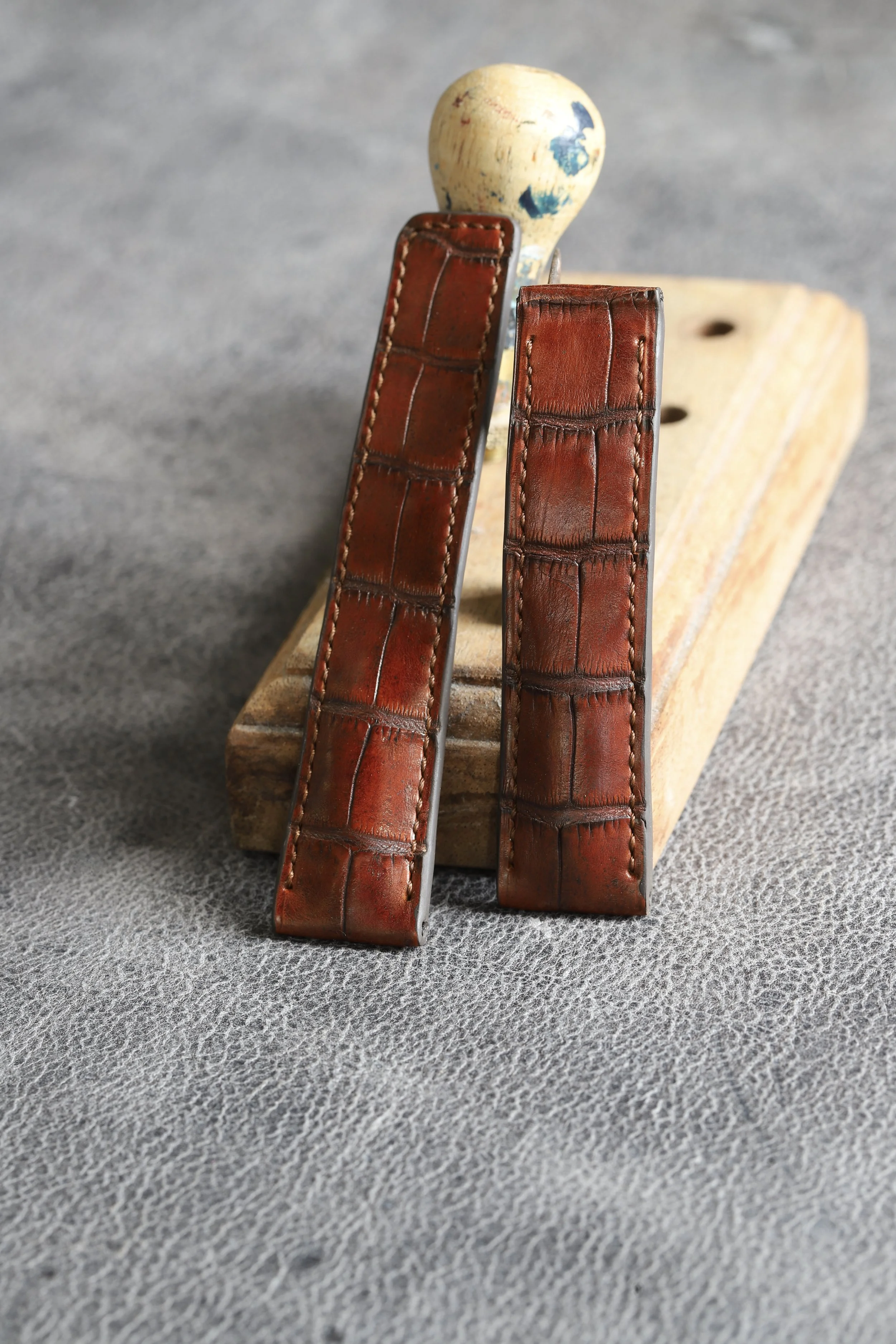 French patina alligator