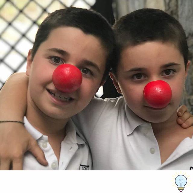 Join the &ldquo;Bright&rdquo; Nose Cause to Help End Child Poverty. 🔴 &ldquo;Bright&rdquo; Ale and Juancri wearing their red noses! #help #support #socialemotionalskills #rednoseday #goodcause #help #aide #childpoverty #childreninneed #children