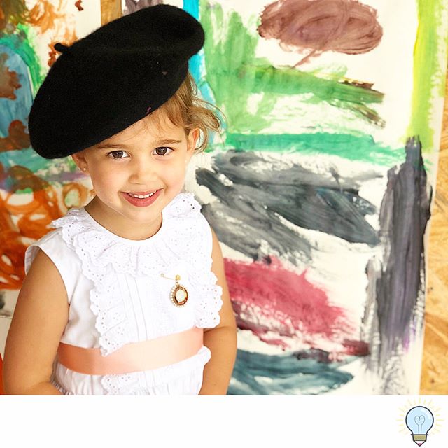 Happy Birthday for a &ldquo;Bright&rdquo; Artist! 💡#photoshoot #party #events #littleartists #art #class #special #party #events #painting #birthdayparty #eventplanning #miami #kids #children #learn