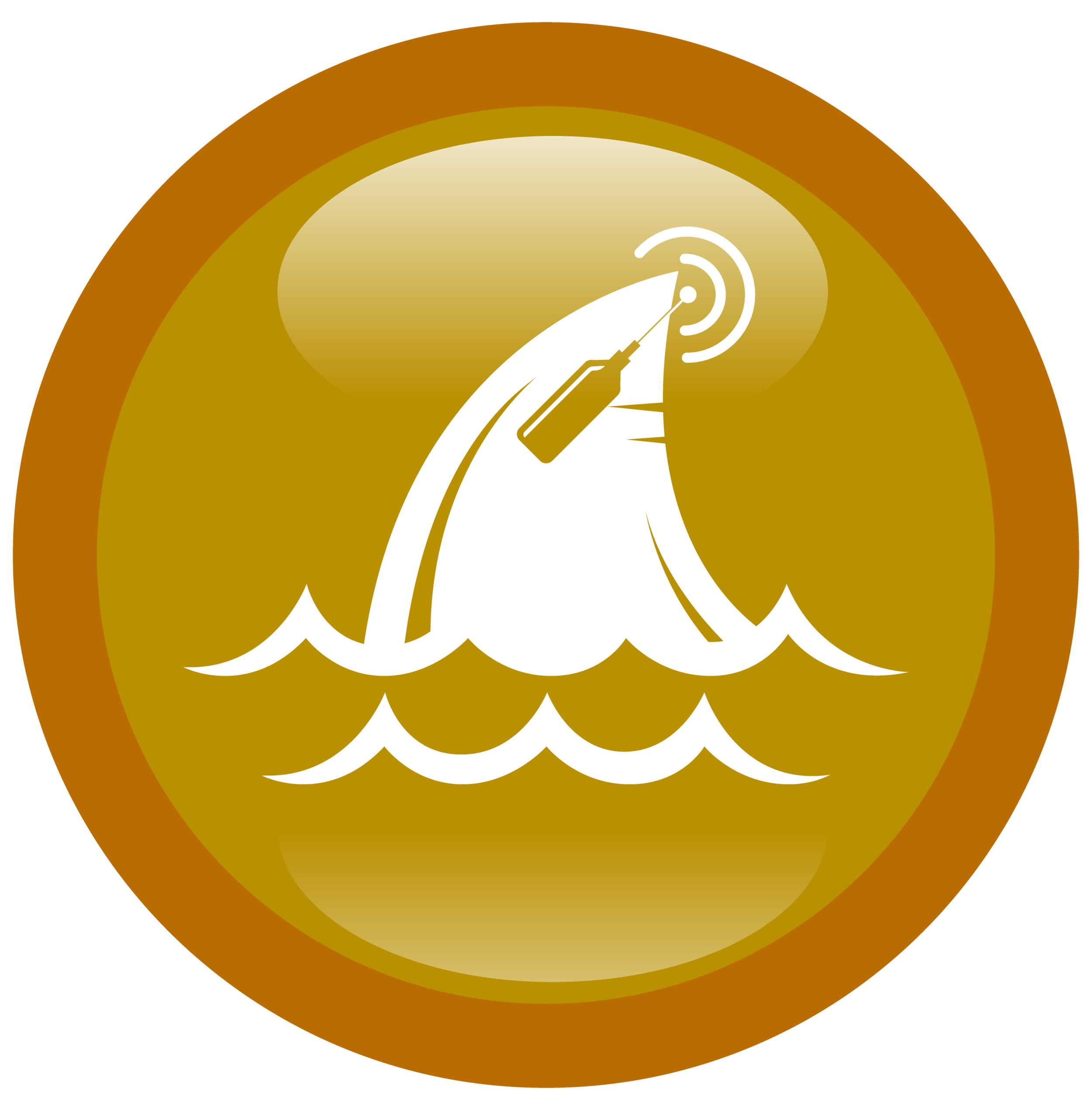 Shark tagging Badge