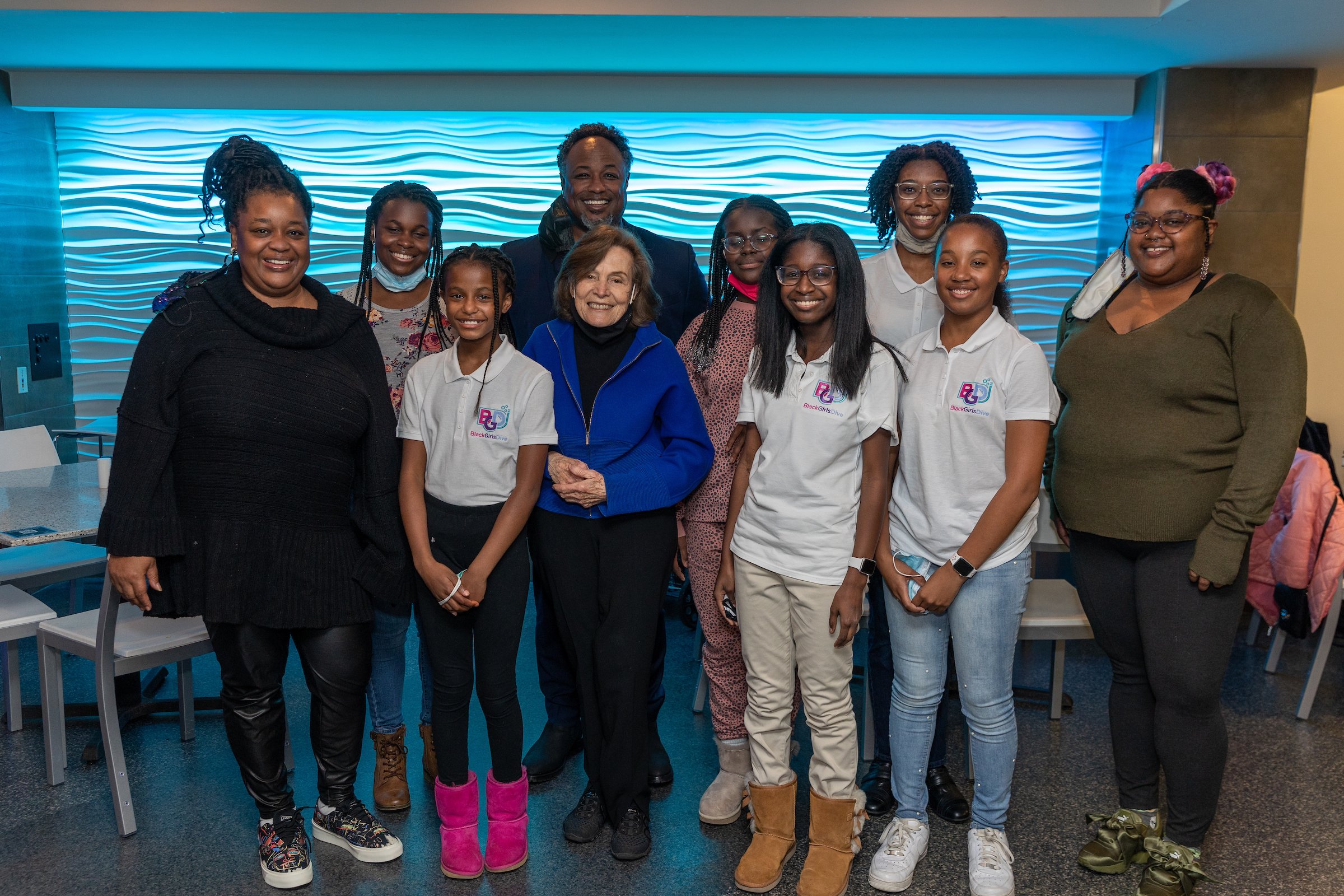 Sylvia Earle with BGD Scholars