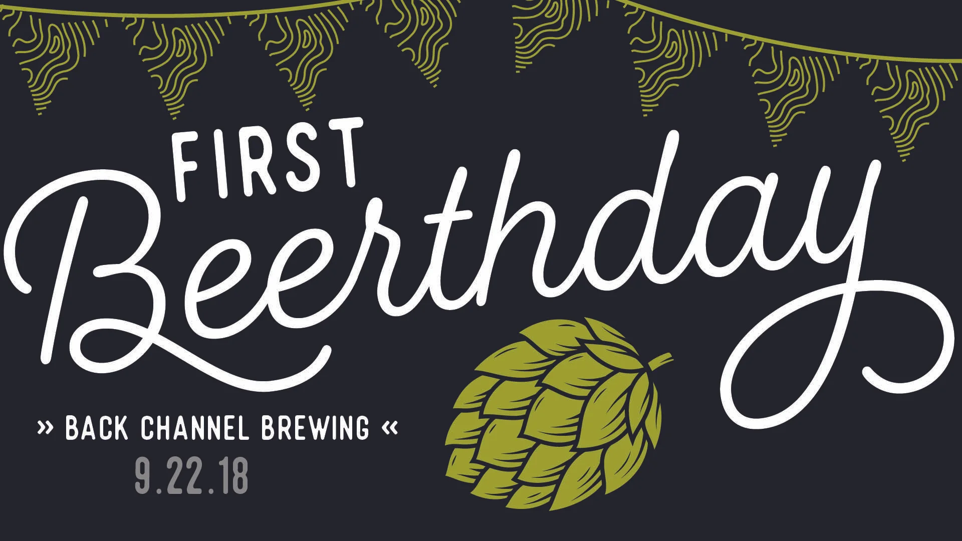 First "Beerthday" Party Branding