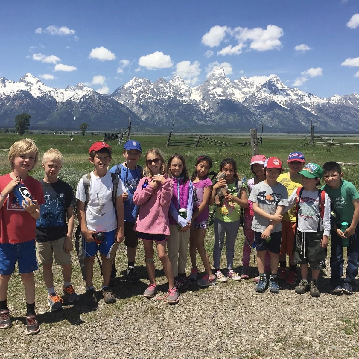 Students at participating camp, Teton Science School's 2017 summer program. 