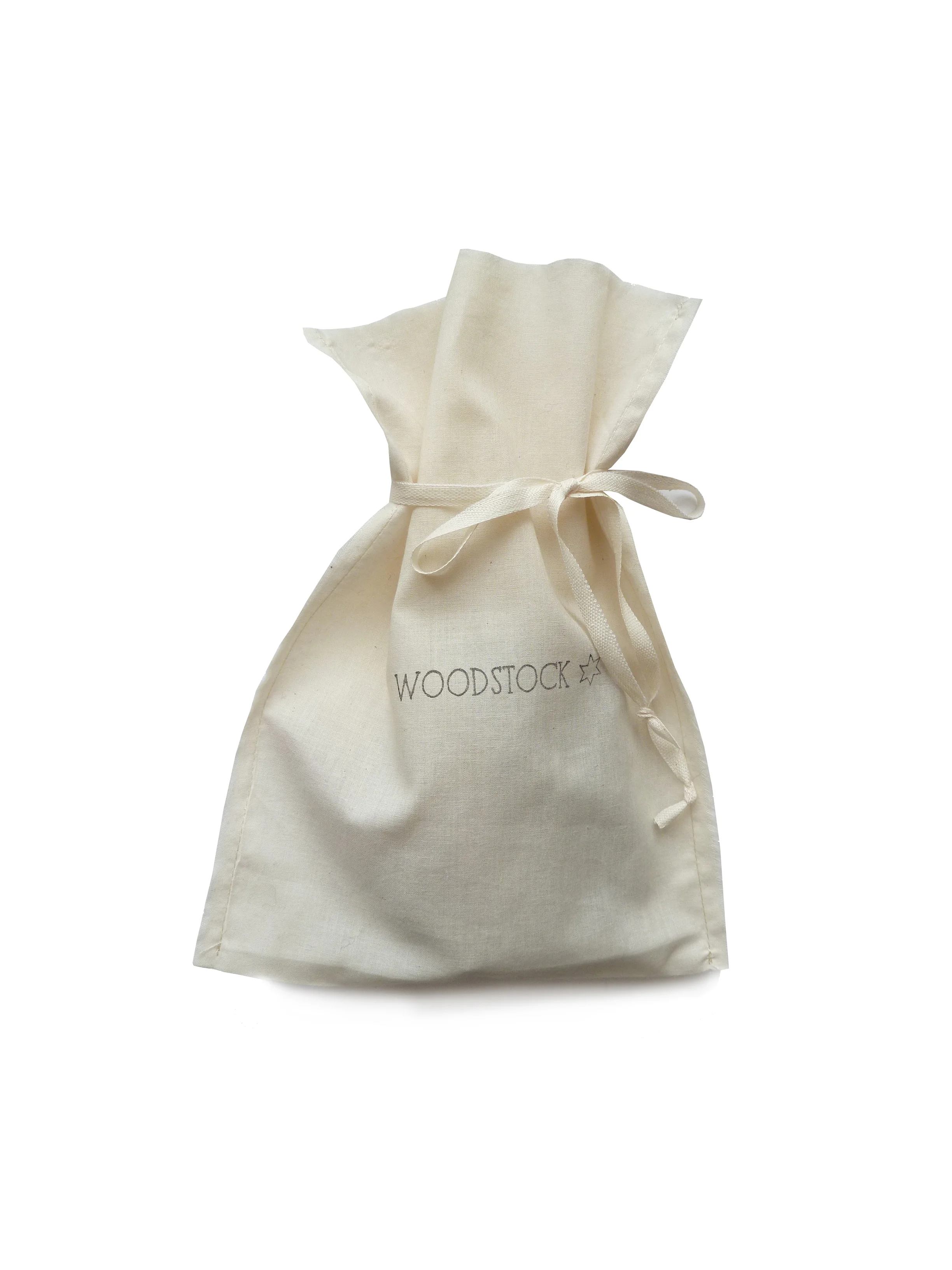 Woodstock London Pom Pom head tie Bag