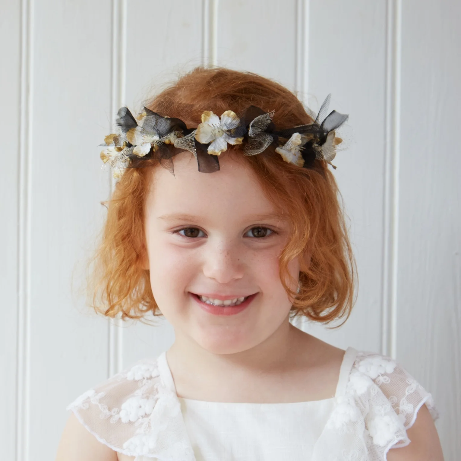 Woodstock London Princess Garland - black silk