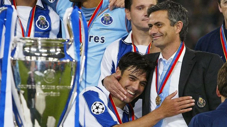 Jose Mourinho & FC Porto winning the Champions League in 2004