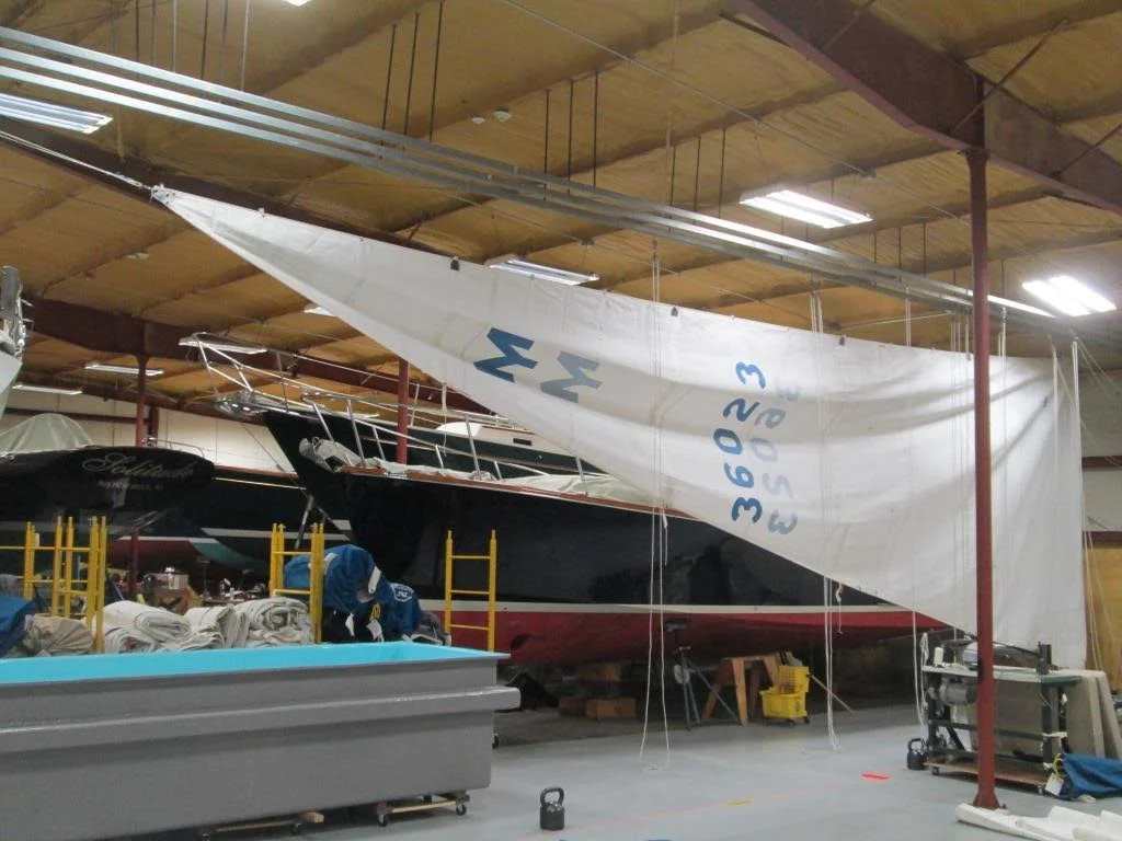 Sail care in Dodson's Hopkinton, Rhode Island facilities. 