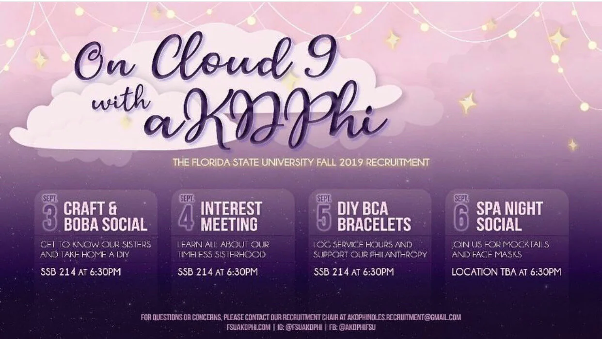 Fall 2019 Recruitment Week