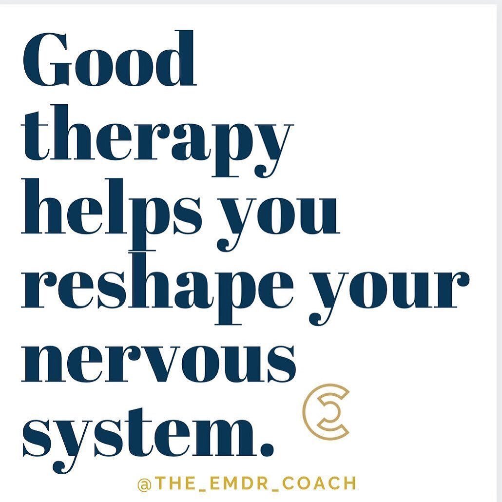 So honestly, if you are emoting and not talking as much, therapy is doing it&rsquo;s thing. 👌👏🏽

#repost @the_emdr_coach
・・・
Good therapy isn&rsquo;t about talking and telling stories. 

It&rsquo;s about learning to tolerate your emotions and sens