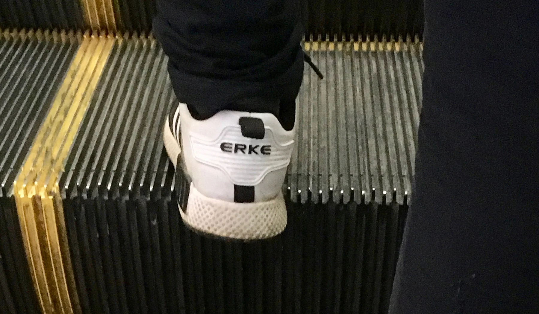 This is where I have serious problem with things are made in China. ERKE is a big branding company in China that has its own design and development team.