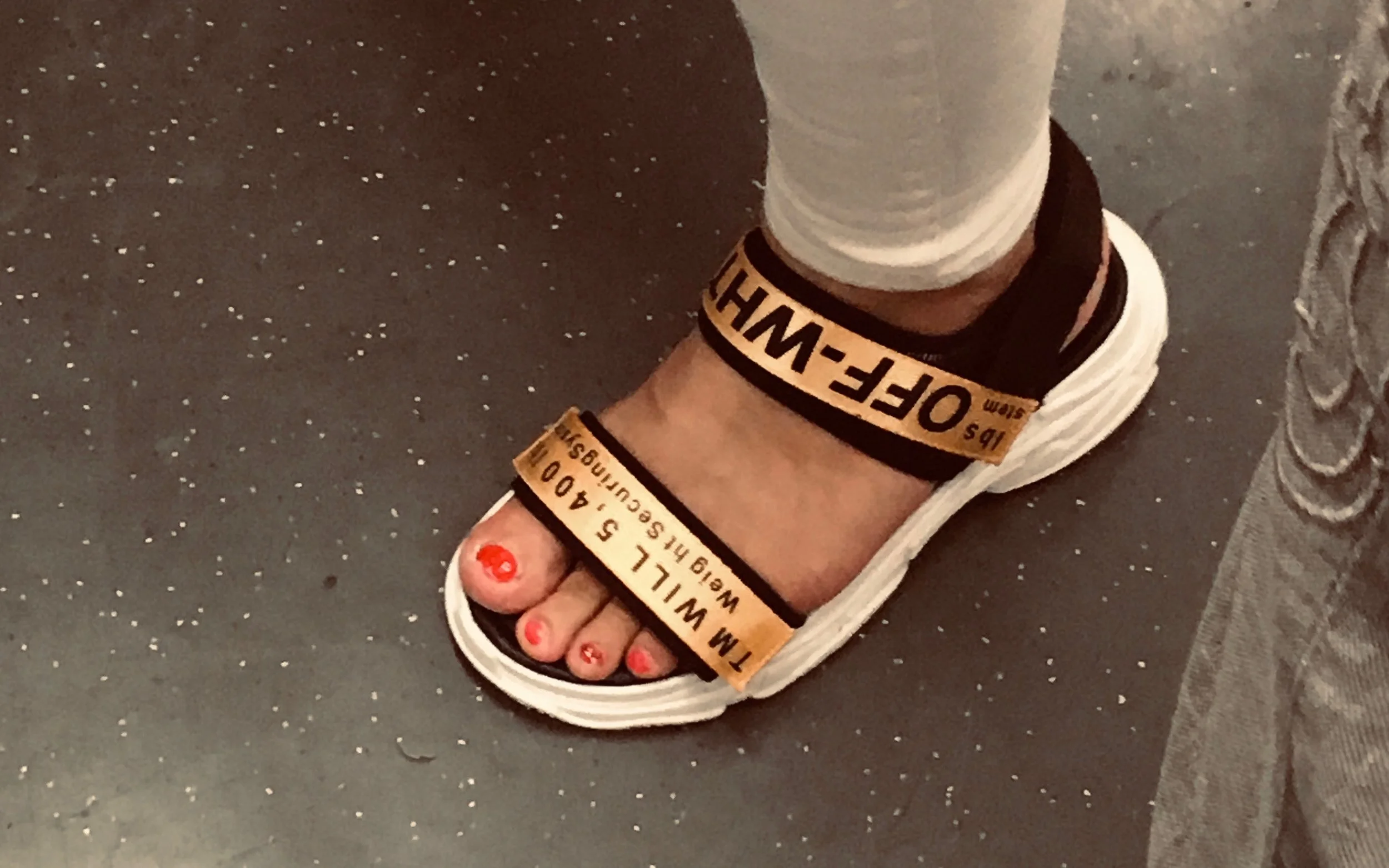 Virgil is going to be very happy. Off-White branding is built to be copied.