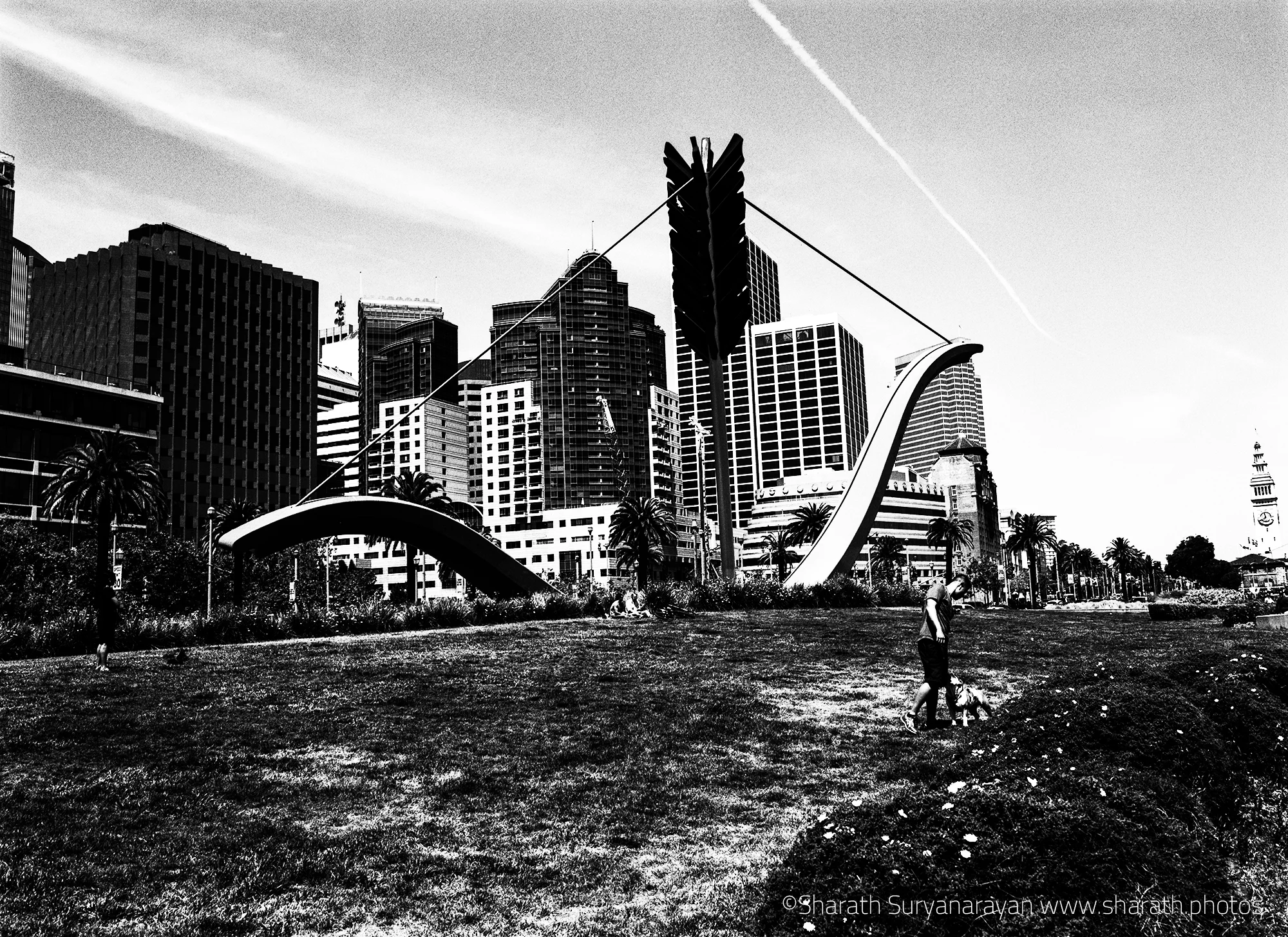 Cupid's Span in Rincon Park on Embarcadero