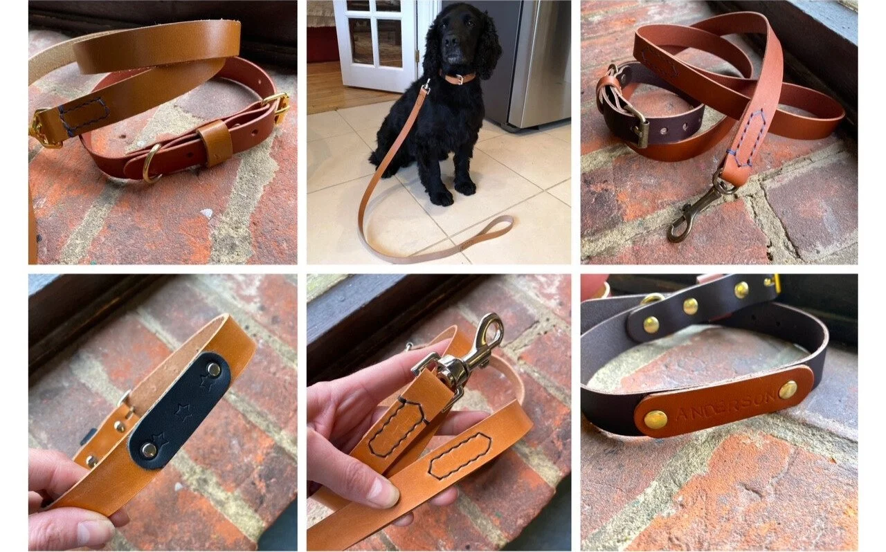 Make your own leather dog collar & lead!