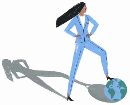 Art by Kaye Blegvad as featured in NYT article by Jessica Knoll.