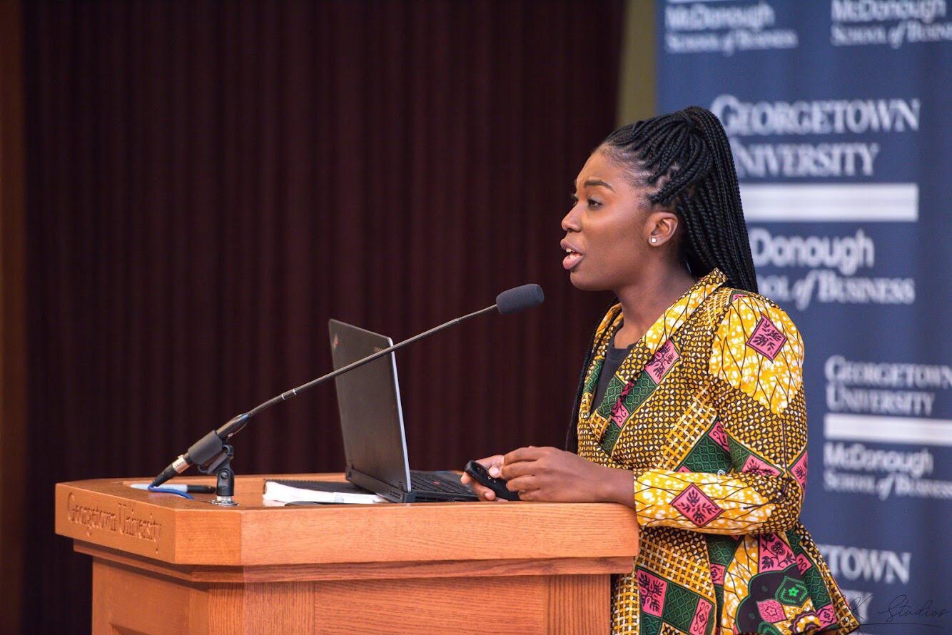 My face of passion at Georgetown Business School