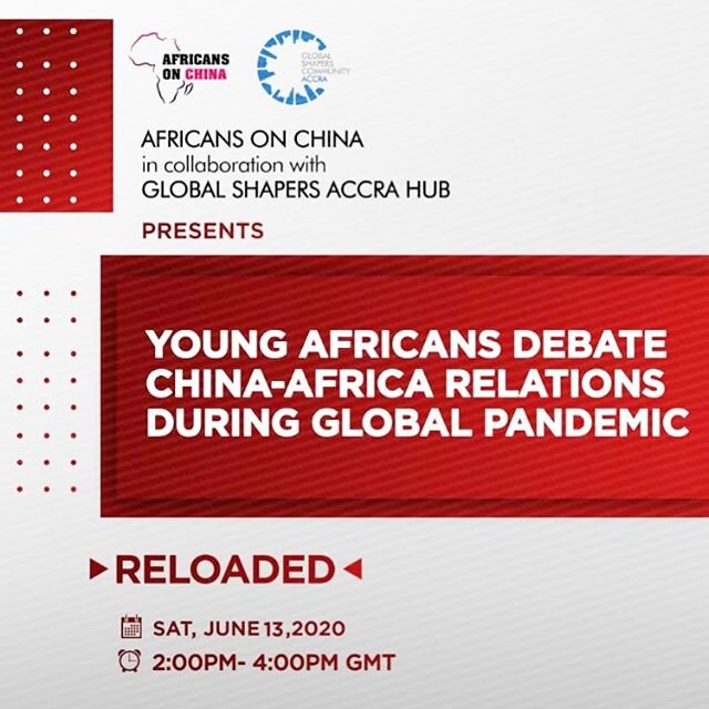 Going live again with @africans_on_china this Sat. Link in bio to register. Last week Sat, 5 Ghanaian students presented the solutions we need to hear in China-Africa relations! This week promises to be better! As always, grateful to @globalshapersac