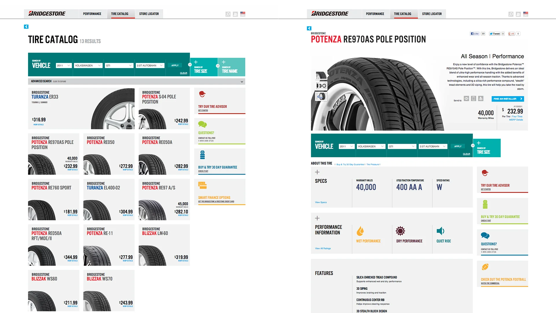  The site serves as a tool to find tires that fit your vehicle and lifestyle across desktop, tablet and mobile devices.&nbsp; 