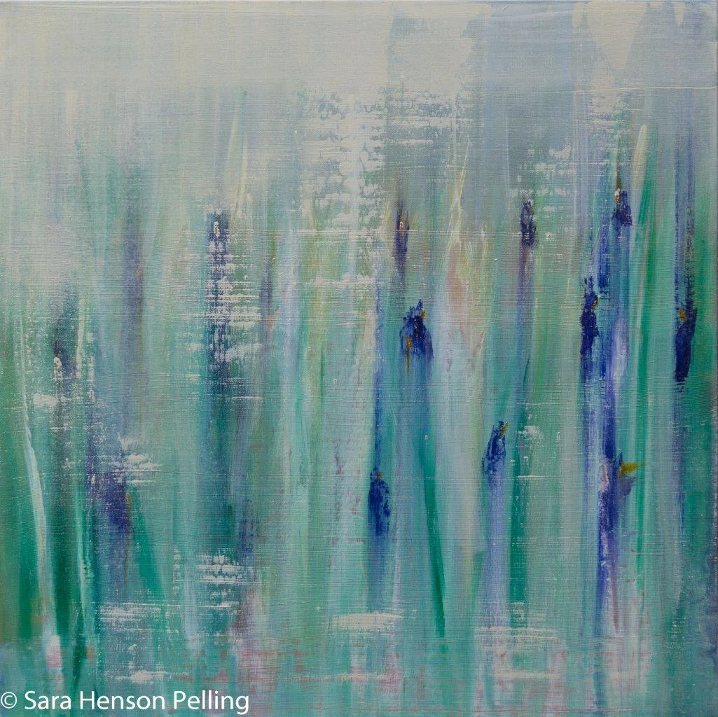 iris reflection 50cm x 50cm