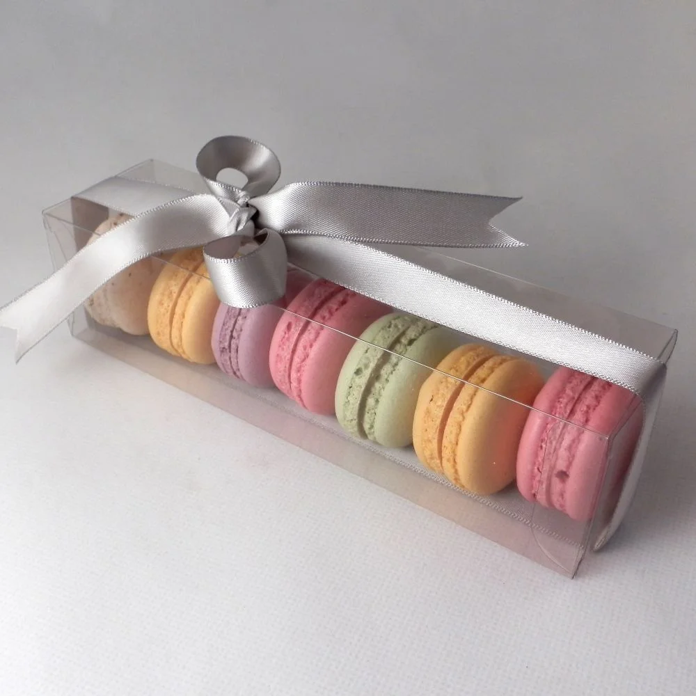clear large macaron boxes for macaroons / macarons