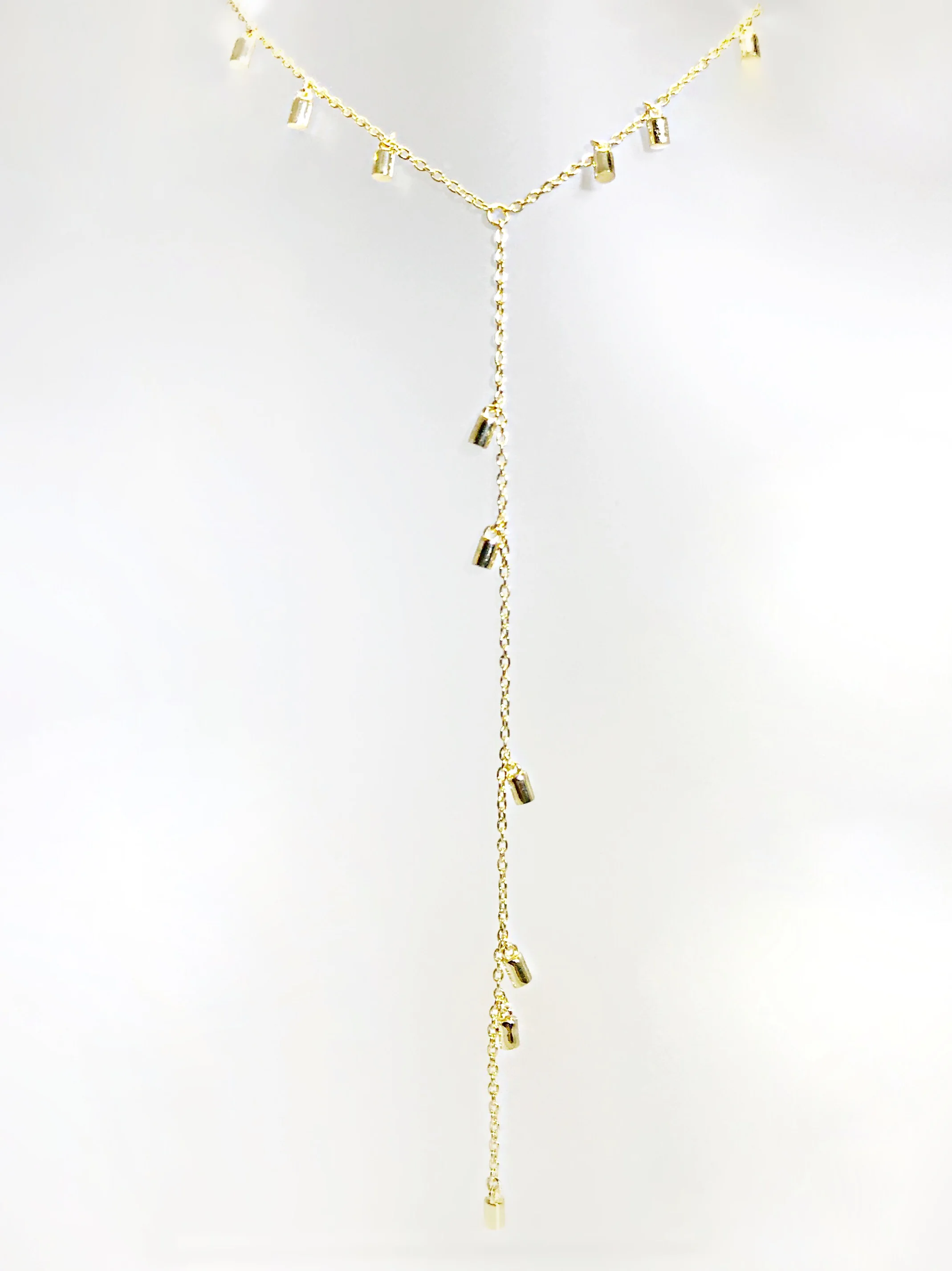 Shaker Lariat Necklace