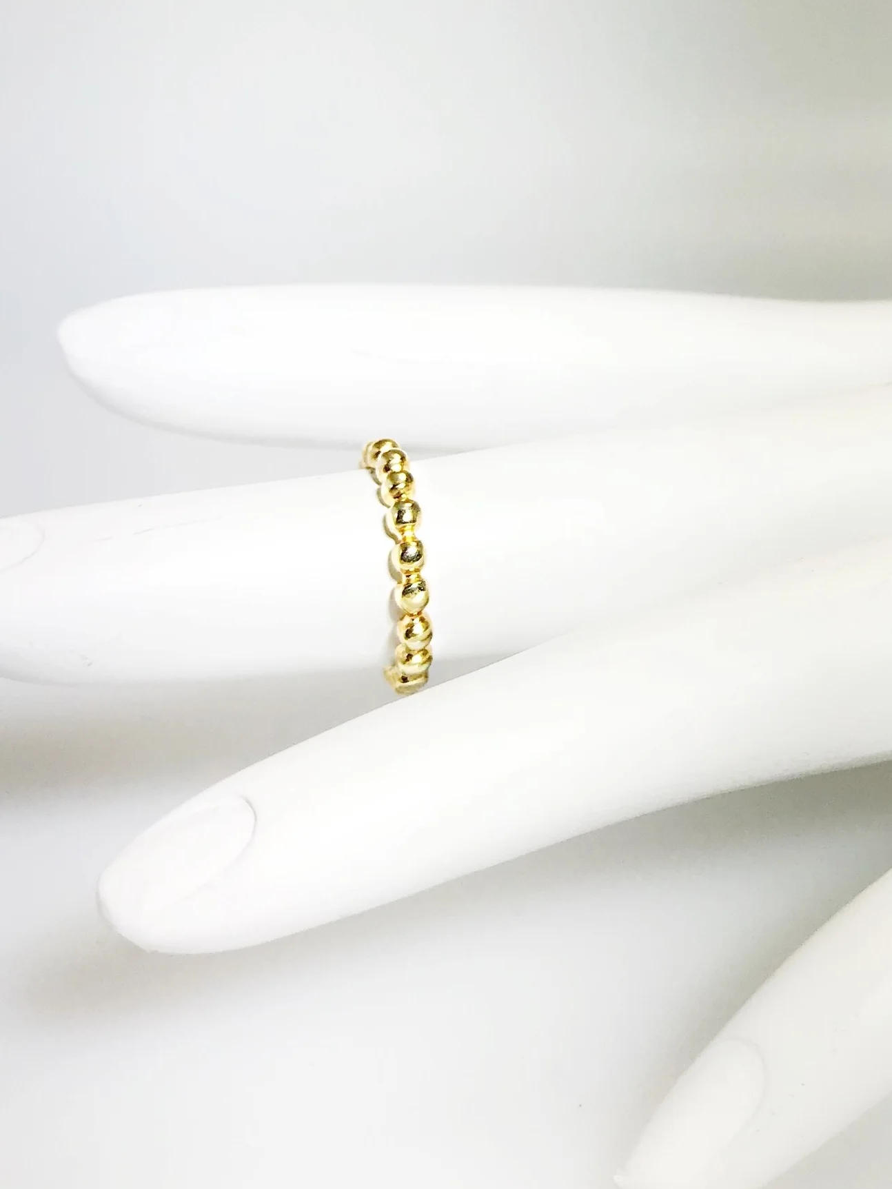 Beaded Mid-Finger Ring