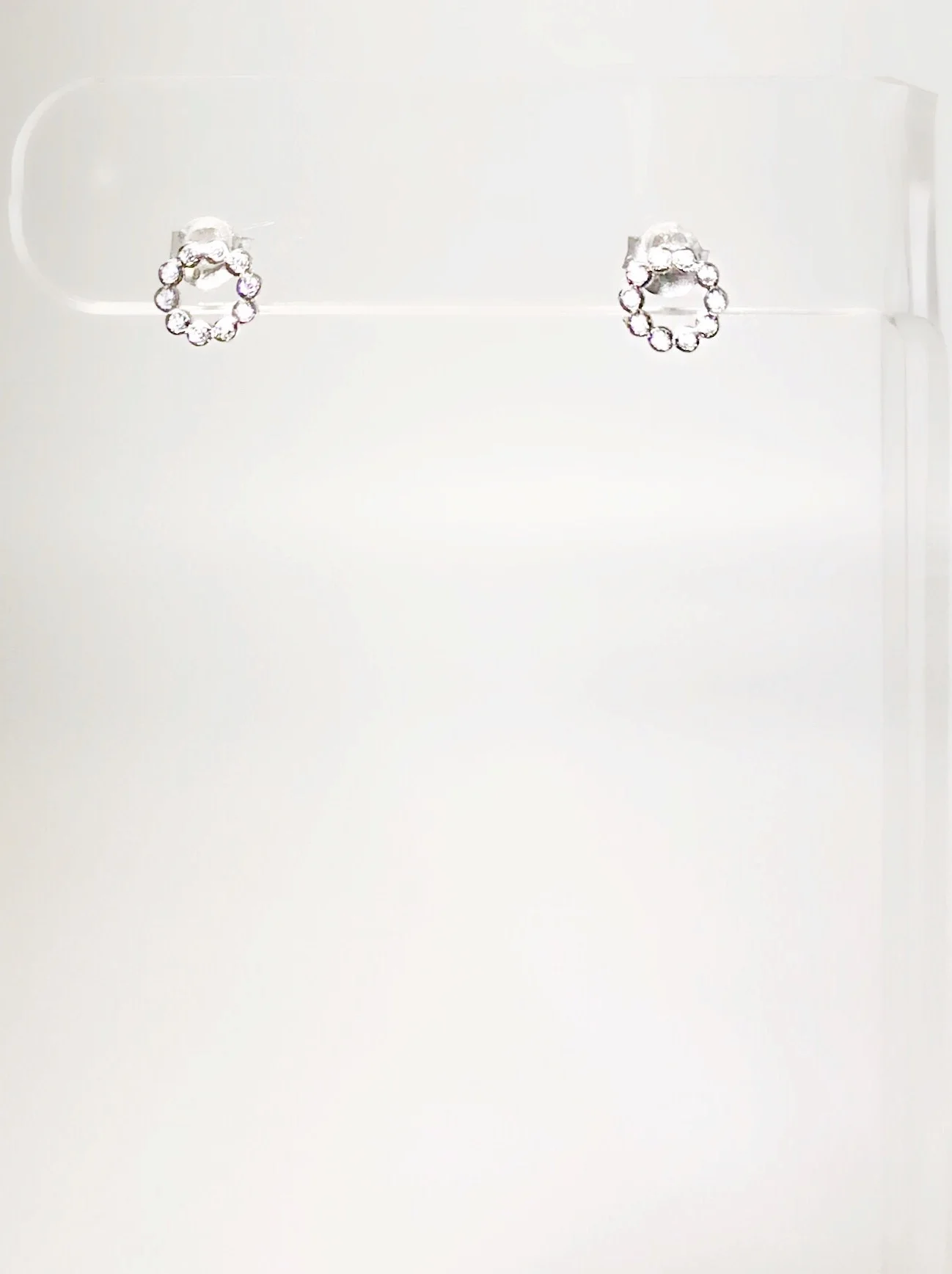 CZ Open Circle Studs