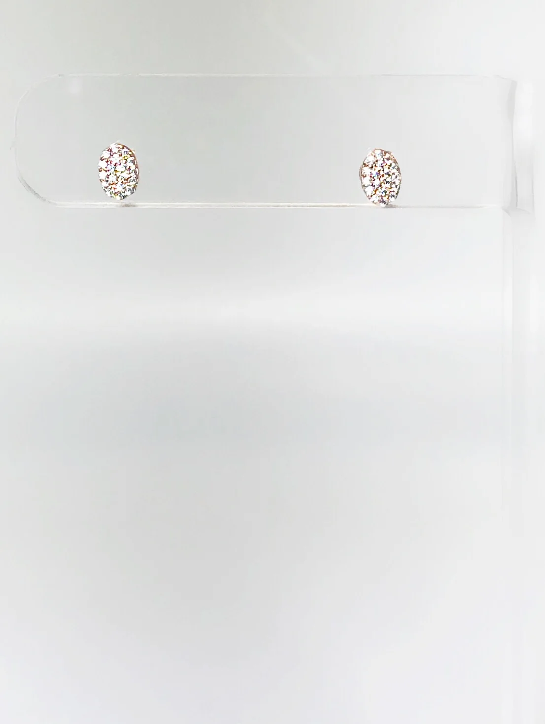 CZ Oval Studs