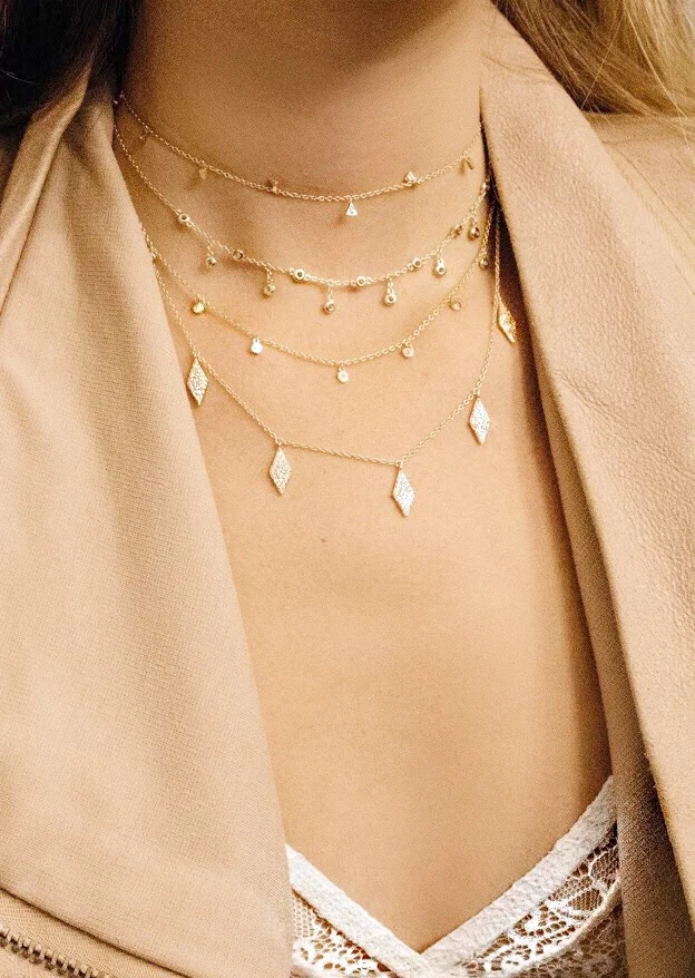 Diamond Shaker Necklace