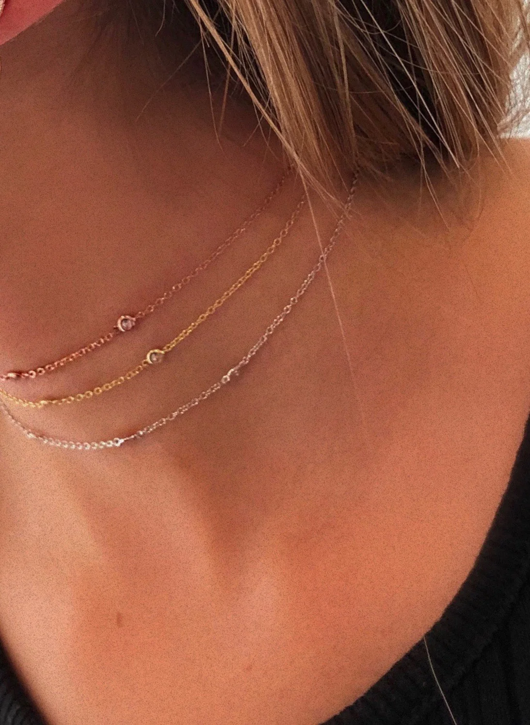 Basic 3-CZ Choker 