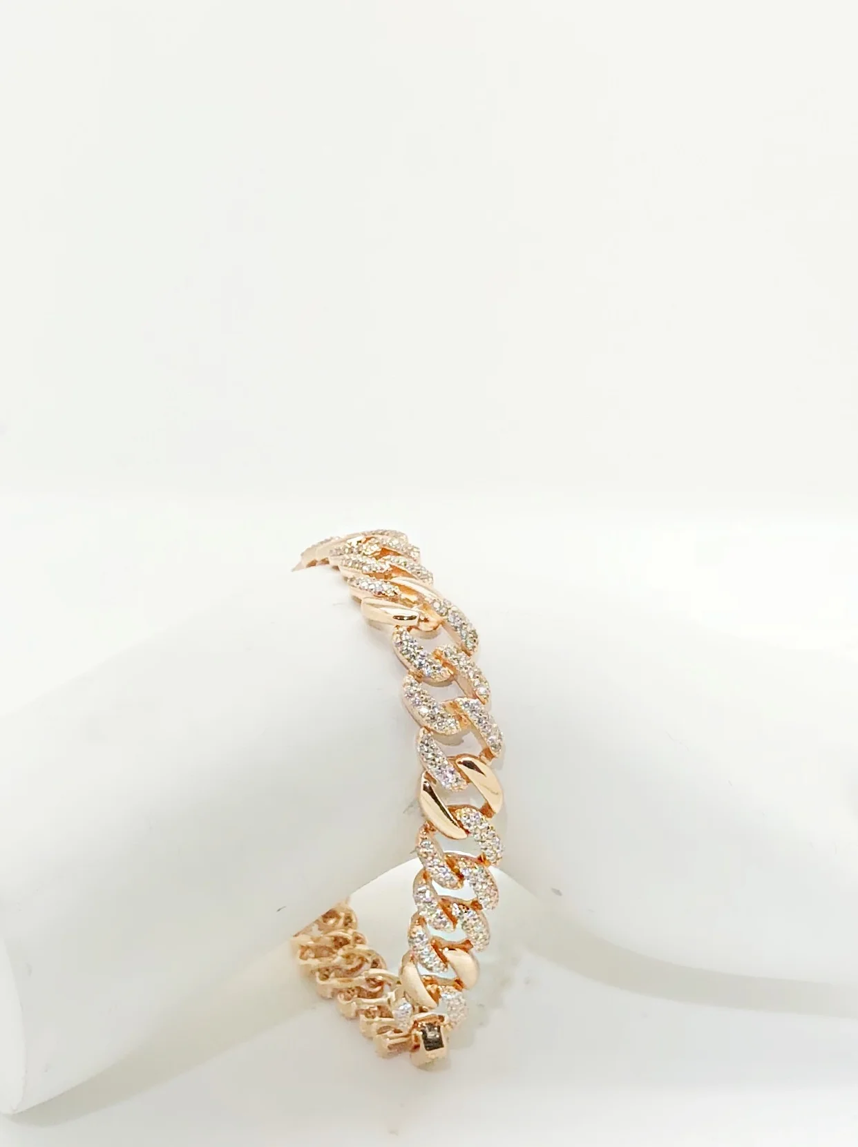Partial CZ Chain Bracelet