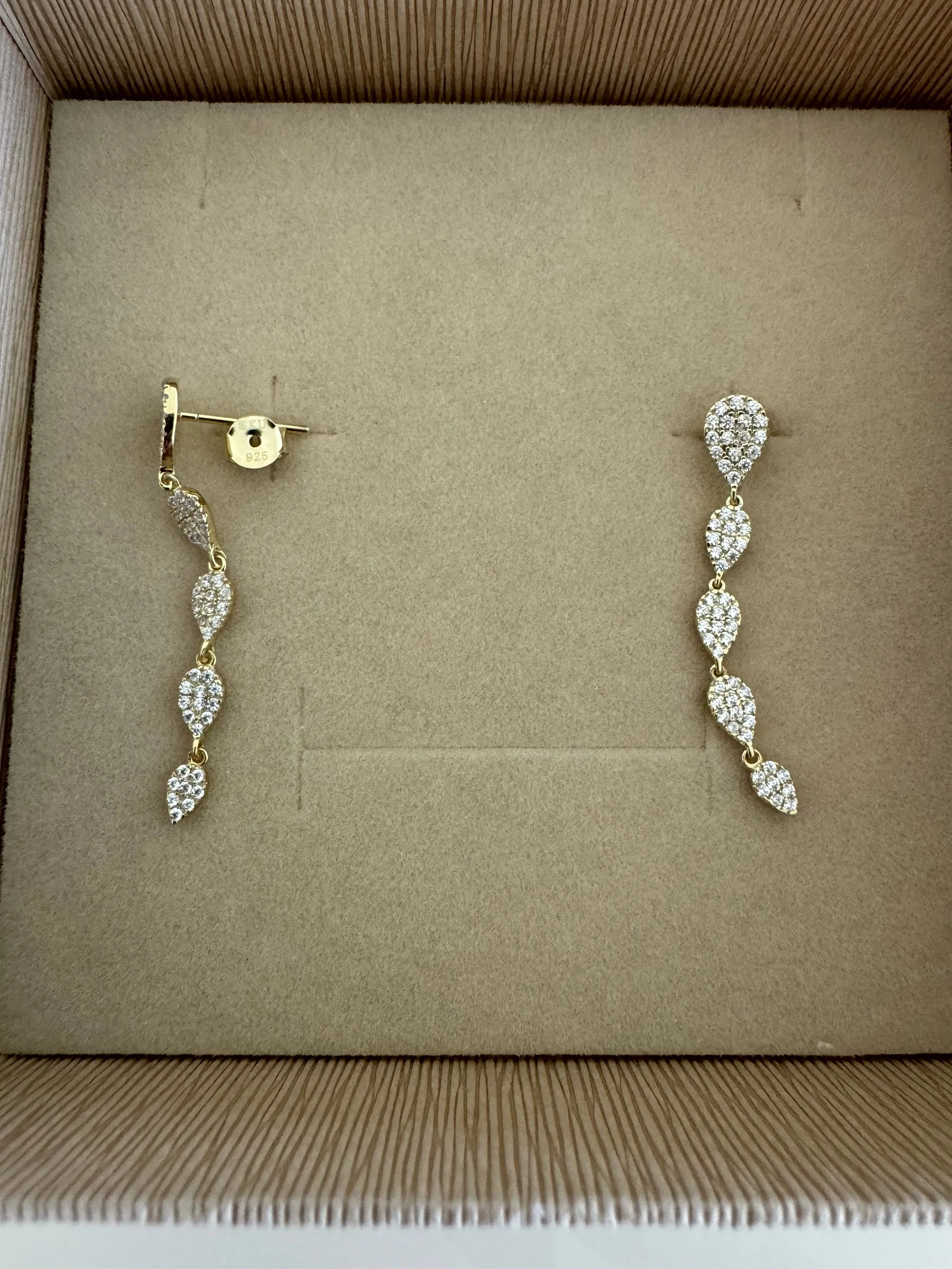 Dangle Pear Earrings