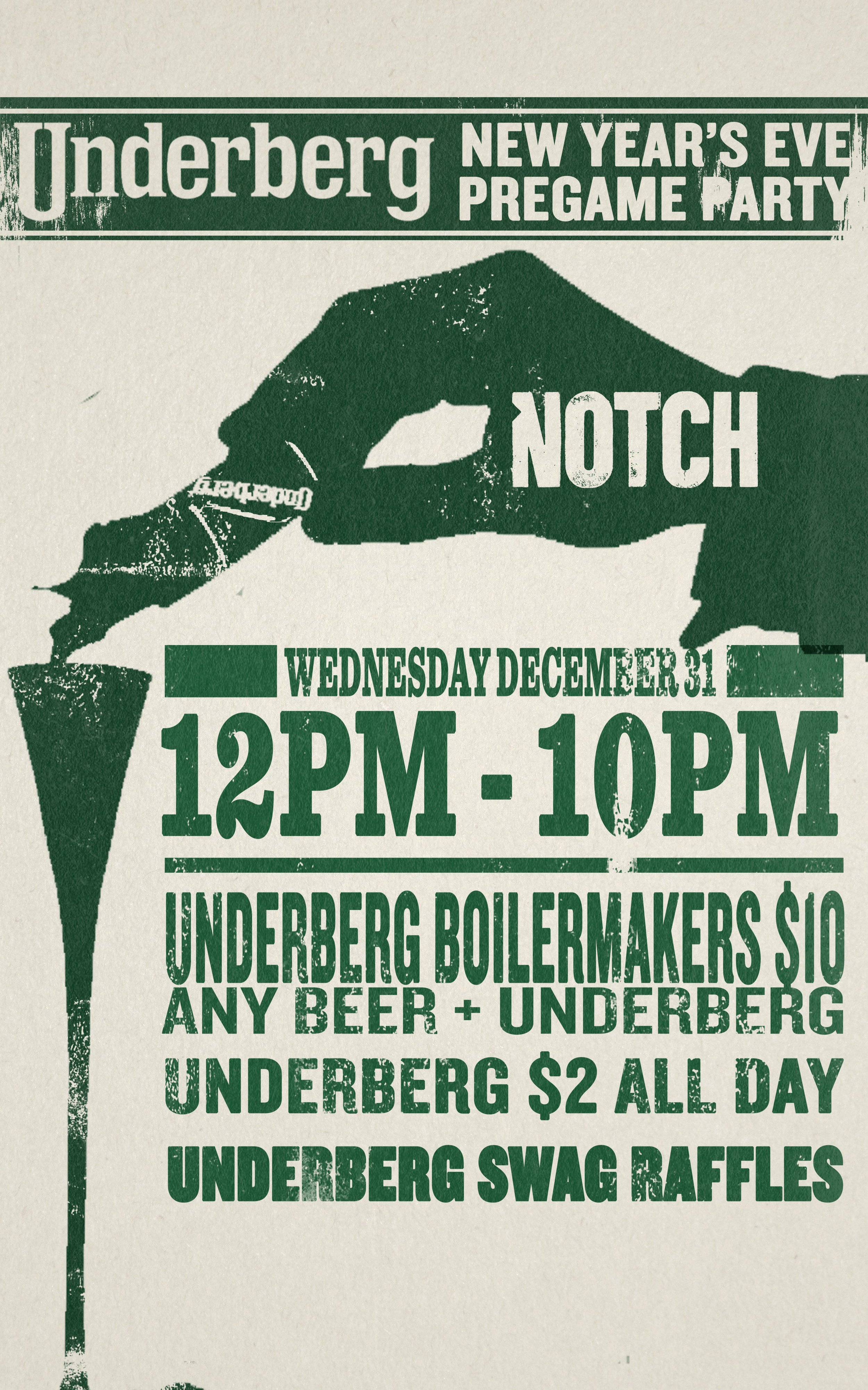 Underberg NYE Pre-Game Party