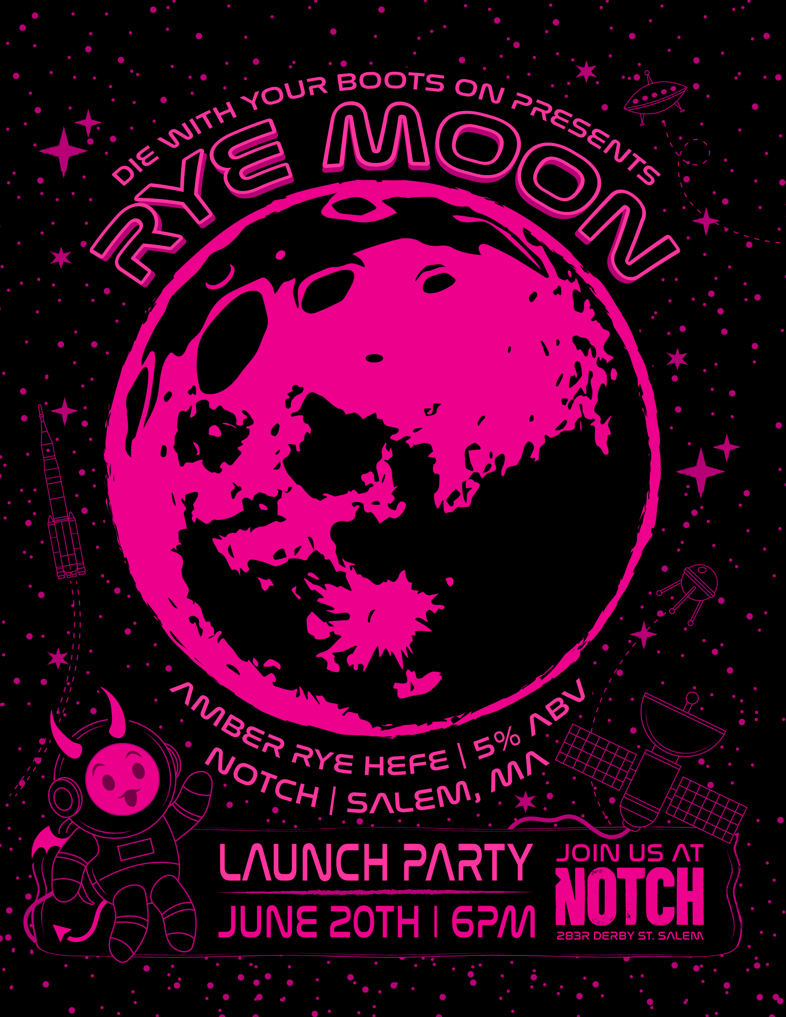 DWYBO Rye Moon Launch Party