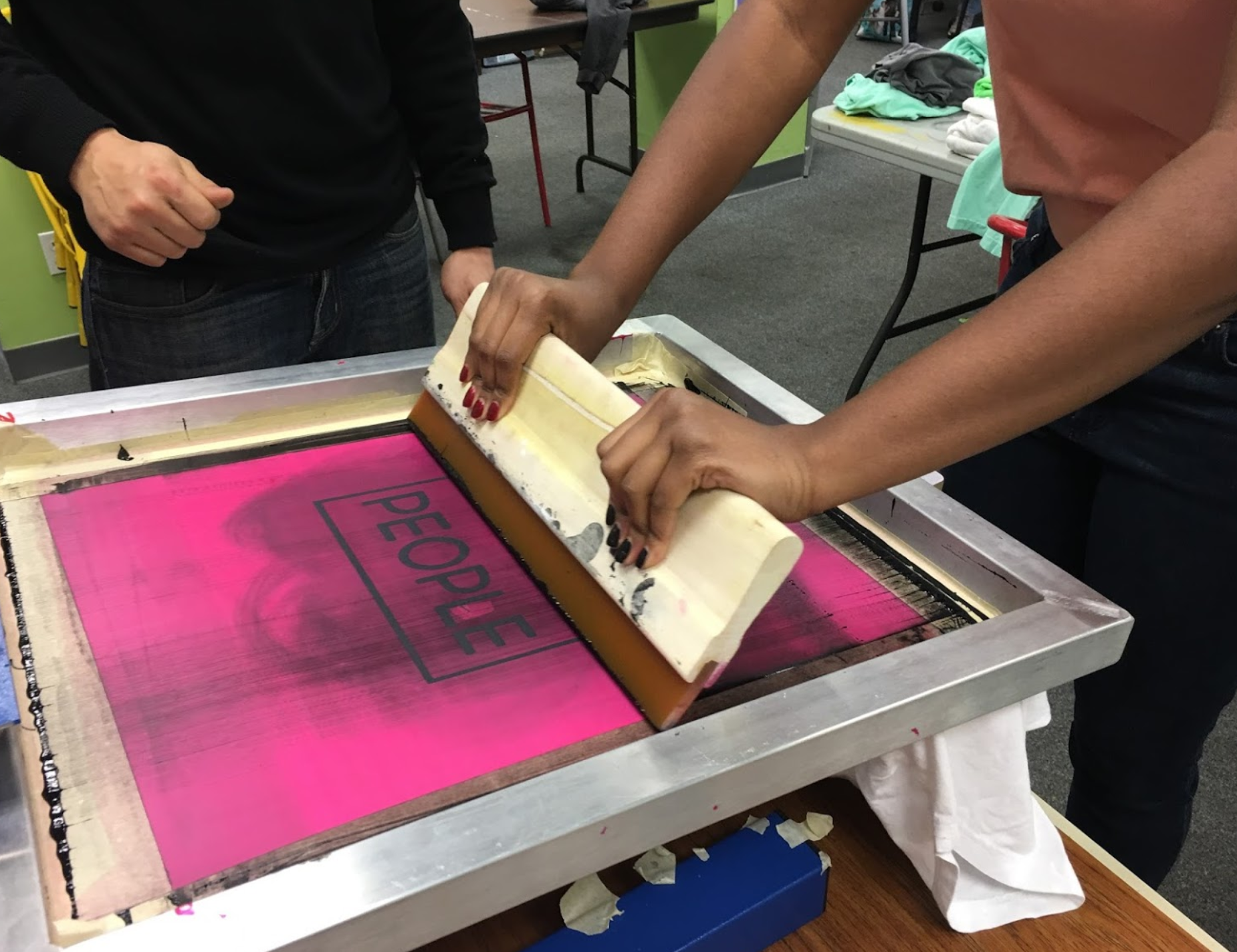Community workshop run by Paper City Clothing Company