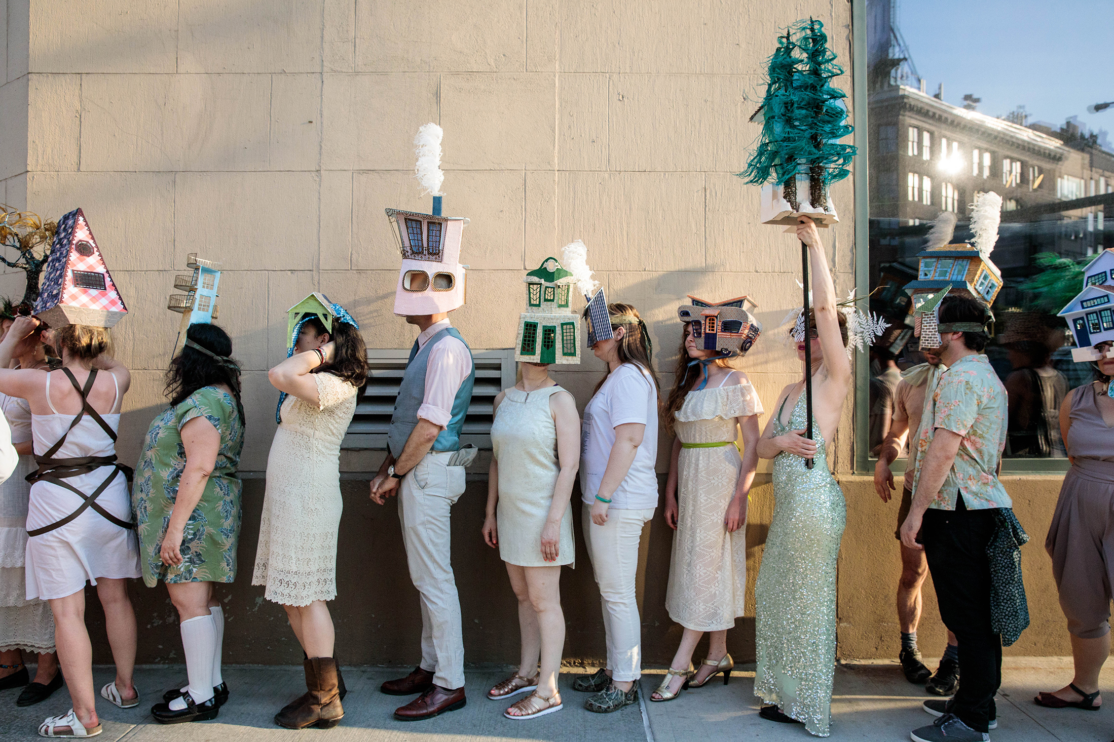 Laura McMillian , House Party: A Parade to Find Home , 2017 (photography by Tod Seelie)