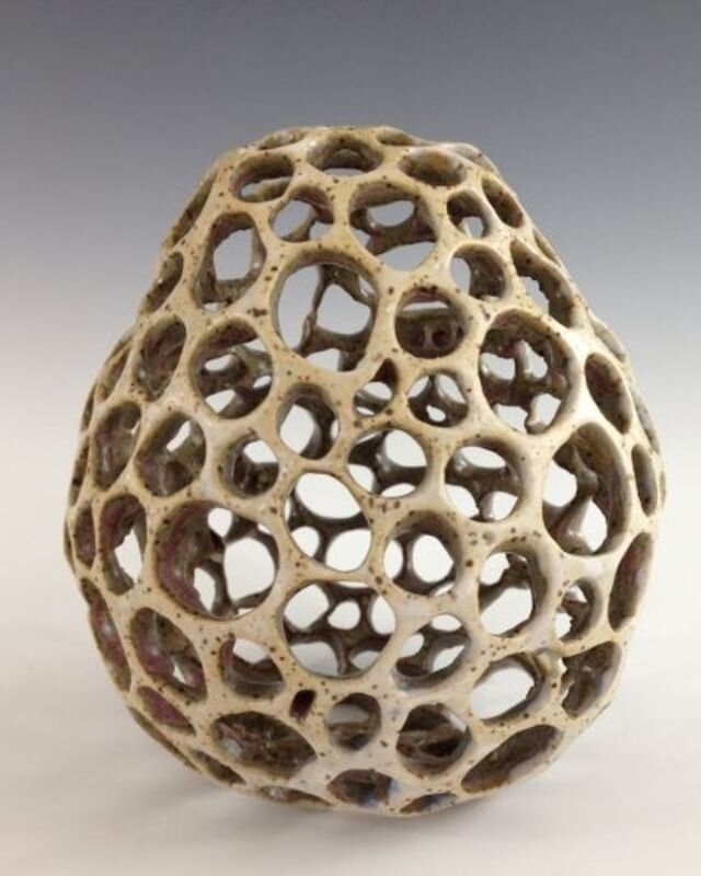 A4A MA Grantee Highlight Day 14! Meet Jennifer Langhammer @jlanghammer (Vineyard Haven). She's a ceramic sculptor whose work is informed by the growth and evolution of organic material. Jennifer seeks to abstract the patterns of nature by removing th