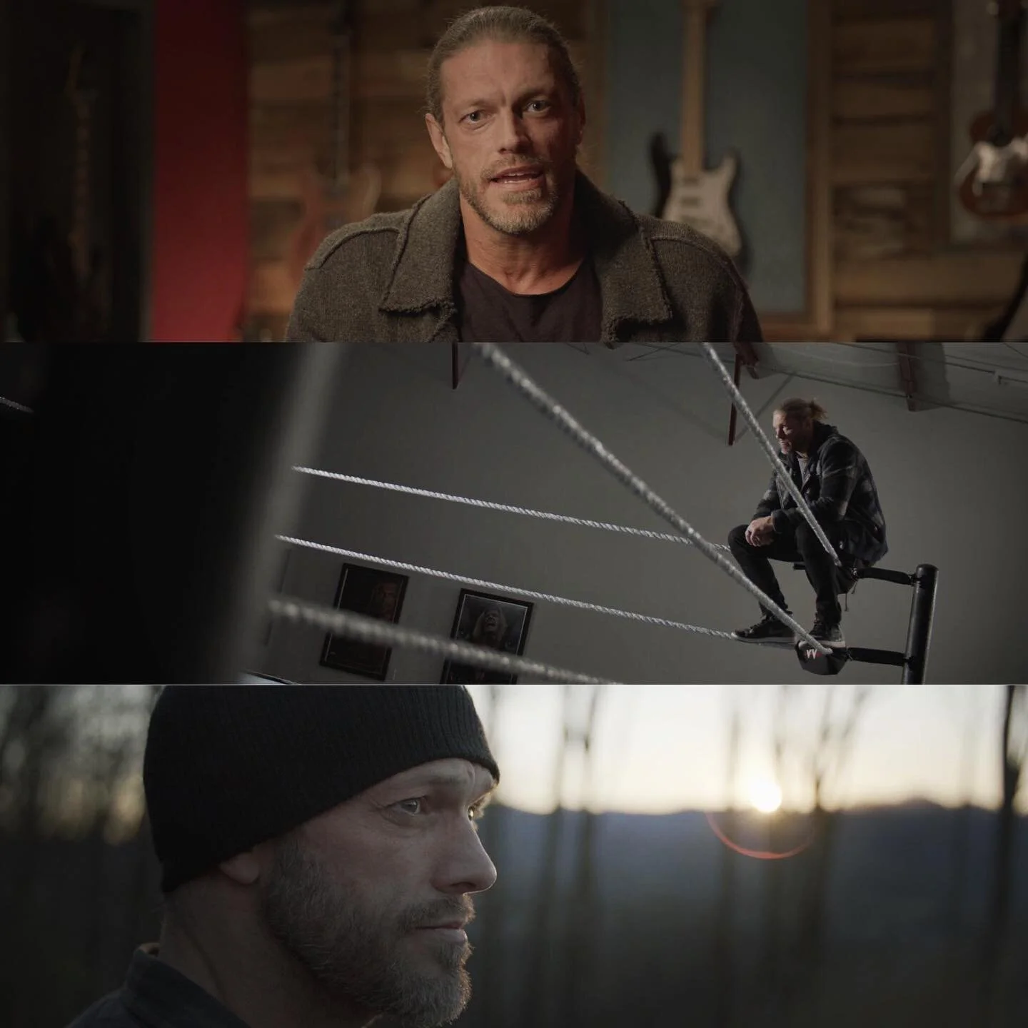 Few more screen grabs from the @edgeratedr WWE:24 that premieres today.
.
.
.
#amplifyfilms #wwe #wwe24 #wwenetwork #ratedrsuperstar #edge #documentary #cinematography #gonedutch #arri #arrialexamini #asheville #northcarolina #wrestlemania #wrestlema