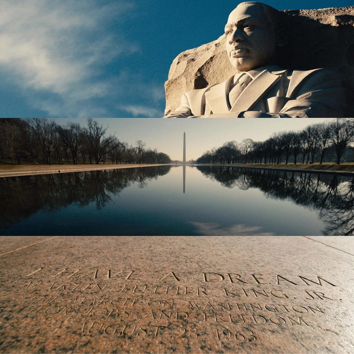 Got a few shots in before the lock down of the National Mall.
.
.
.
#mlk #nationalmall #washingtondc #lincolnmemorial #martinlutherkingjr  #amplifyfilms