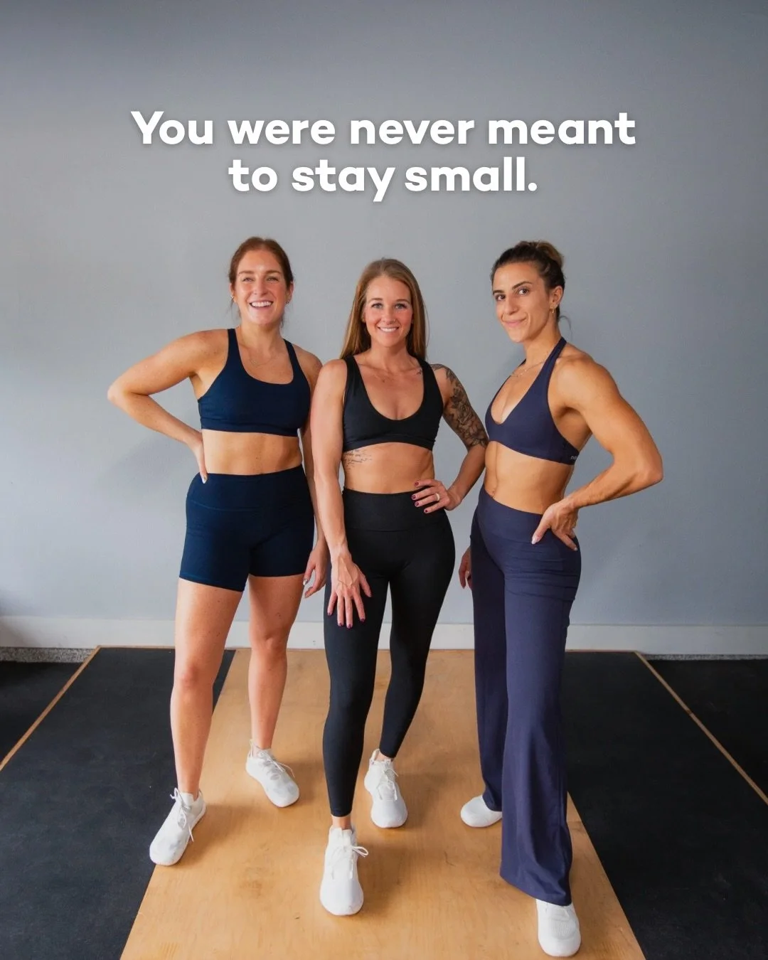 Stop chasing smaller, start choosing stronger.

I sat down with Broads Coaches T-Ferg and T-McGee for a podcast on why women have been conditioned to &ldquo;stay small&rdquo; and how we&rsquo;re helping women break free of that.

Comment &ldquo;EP 13