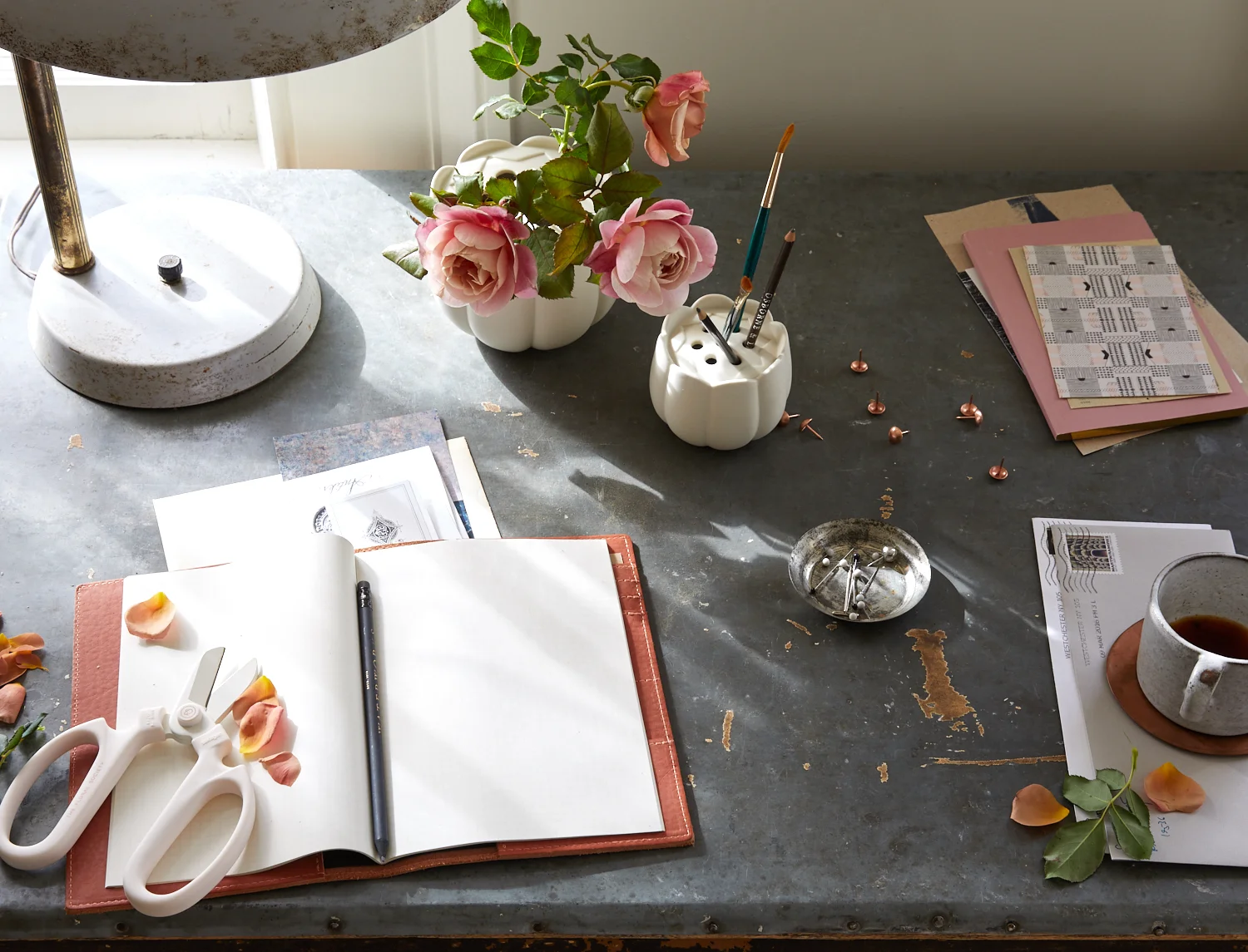 Ceramic Flower Frog Vases